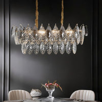 KARELLA Linear Chandelier by Lampadom - scale reference