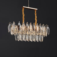 KARELLA Linear Chandelier by Lampadom - close-up