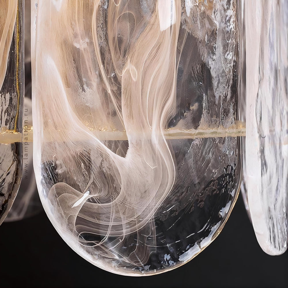 KATALINA Linear Chandelier by Lampadom - scale reference