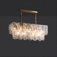 KATALINA Linear Chandelier by Lampadom - close-up