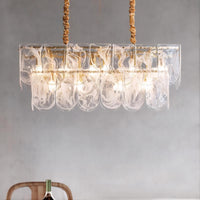 KATALINA Linear Chandelier by Lampadom - side view