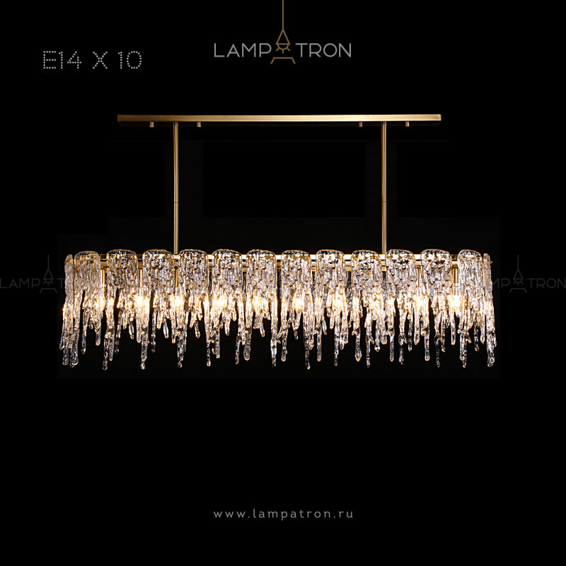 SPRING B Linear Chandelier