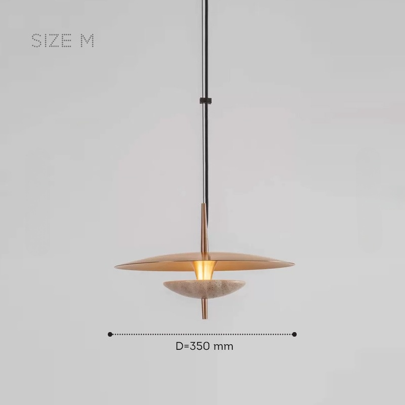 MATTS MARBLE Pendant by Lampadom - scale reference