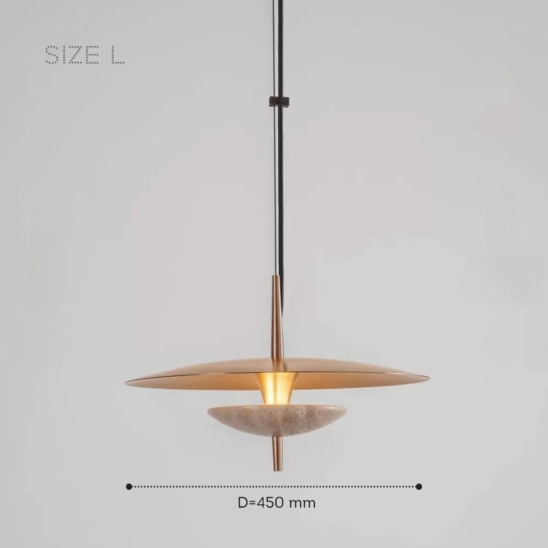 MATTS MARBLE Pendant by Lampadom - angle view