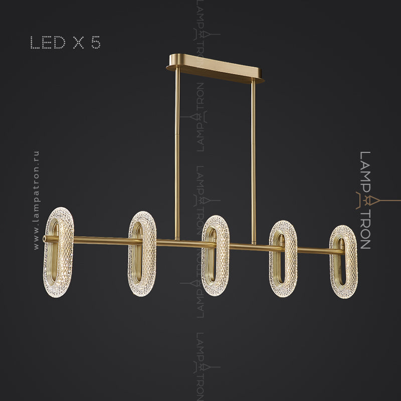 KEZIA B Linear Chandelier