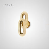 KEZIA B Wall Light by Lampadom - top view