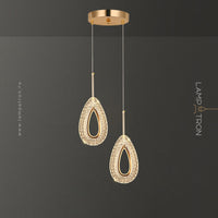 KEZIA C DUO Cascade Light by Lampadom - angle view