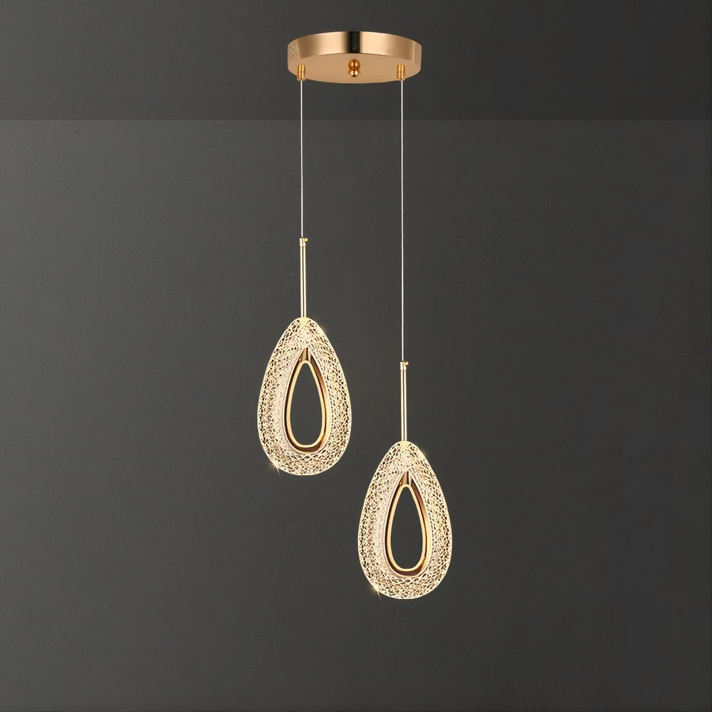 KEZIA C DUO Cascade Light by Lampadom - top view