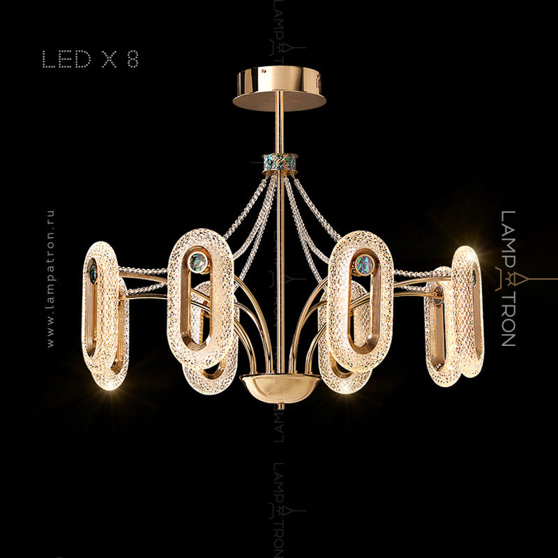 KEZIA Chandelier by Lampadom - ambient shot