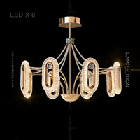 KEZIA Chandelier by Lampadom - ambient shot