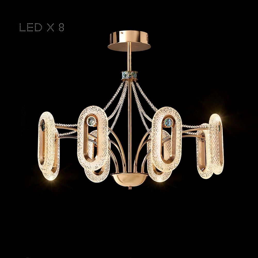 KEZIA Chandelier by Lampadom - close-up