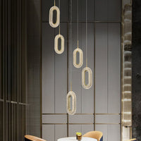 KEZIA COMBO Cascade lighting fixtures by Lampadom - scale reference