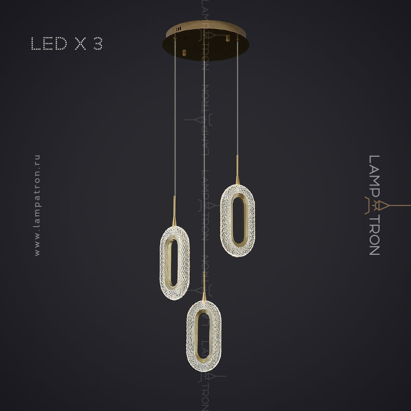 KEZIA COMBO Cascade lighting fixtures by Lampadom - ambient shot