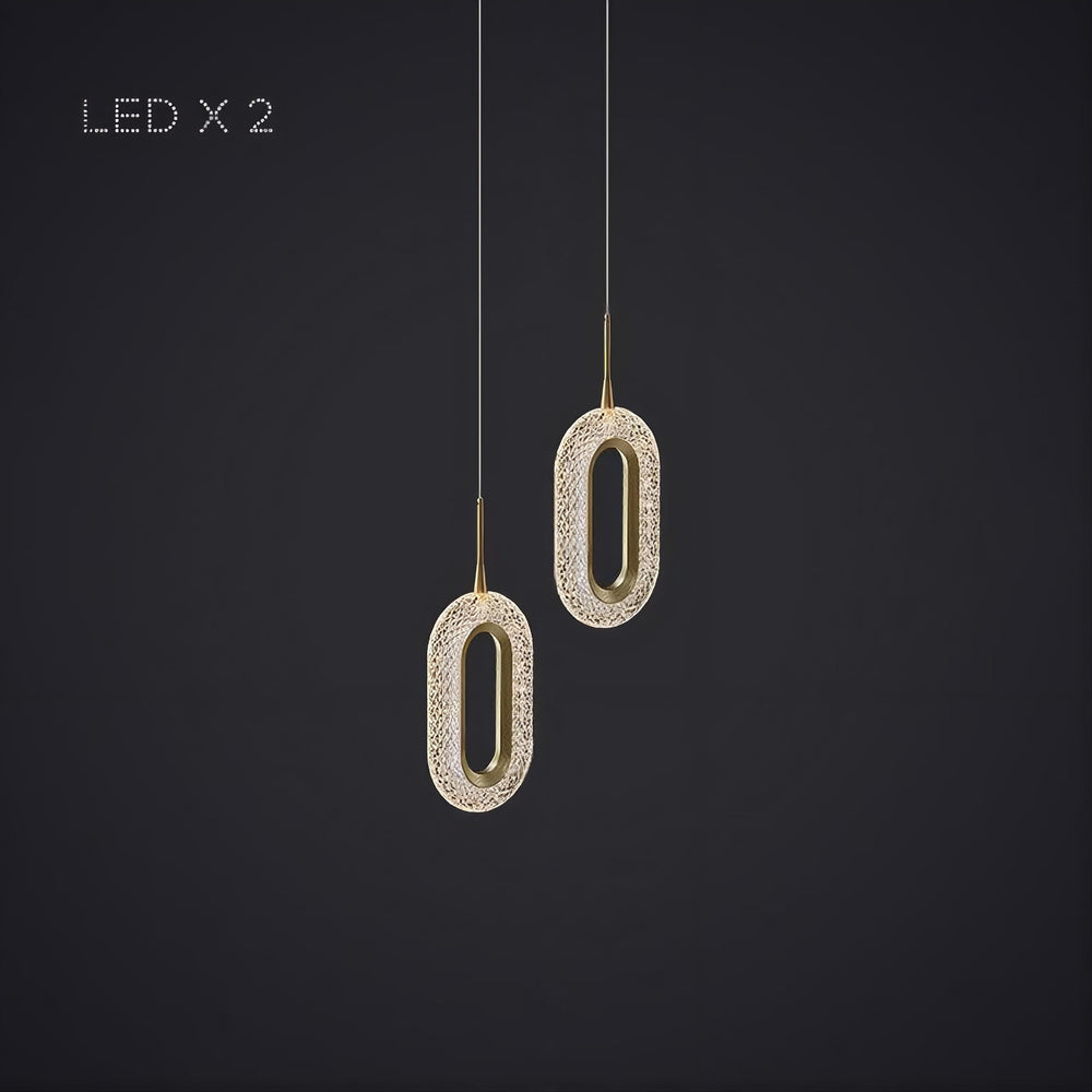 KEZIA COMBO Cascade lighting fixtures by Lampadom - top view
