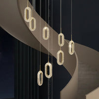 KEZIA COMBO Cascade lighting fixtures by Lampadom - side view