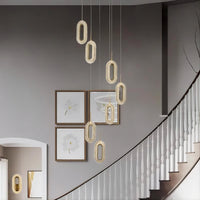 KEZIA COMBO Cascade lighting fixtures by Lampadom - top view