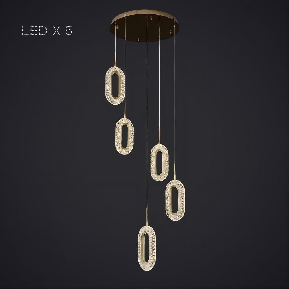 KEZIA COMBO Cascade lighting fixtures by Lampadom - close-up