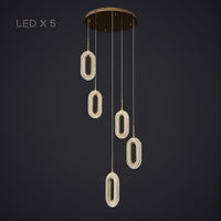 KEZIA COMBO Cascade lighting fixtures by Lampadom - close-up