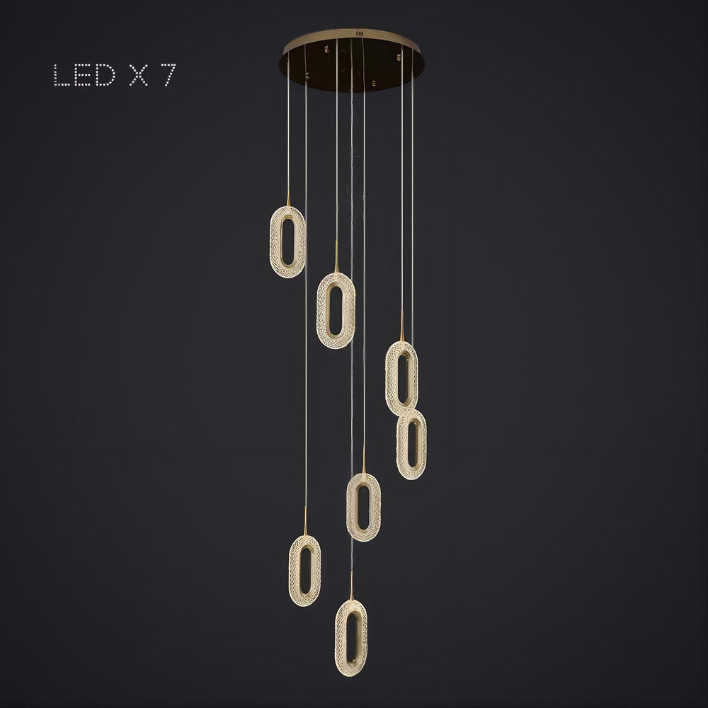 KEZIA COMBO Cascade lighting fixtures by Lampadom - detail view