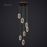 KEZIA COMBO Cascade lighting fixtures by Lampadom - detail view