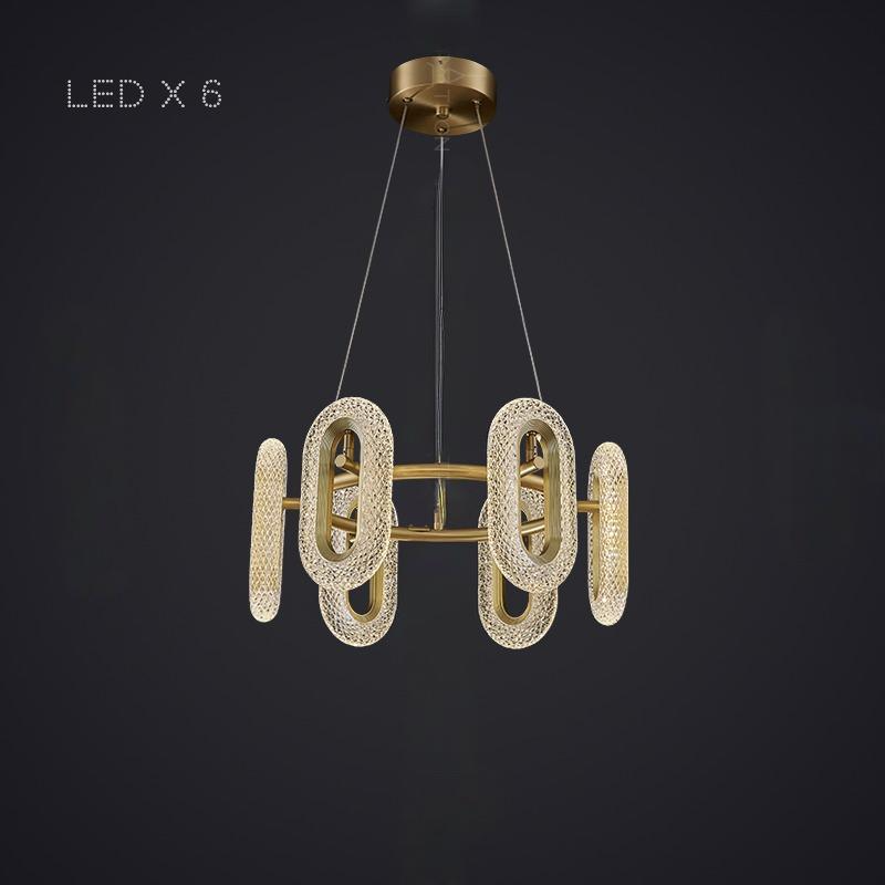KEZIA Z Ring Chandelier by Lampadom - side view