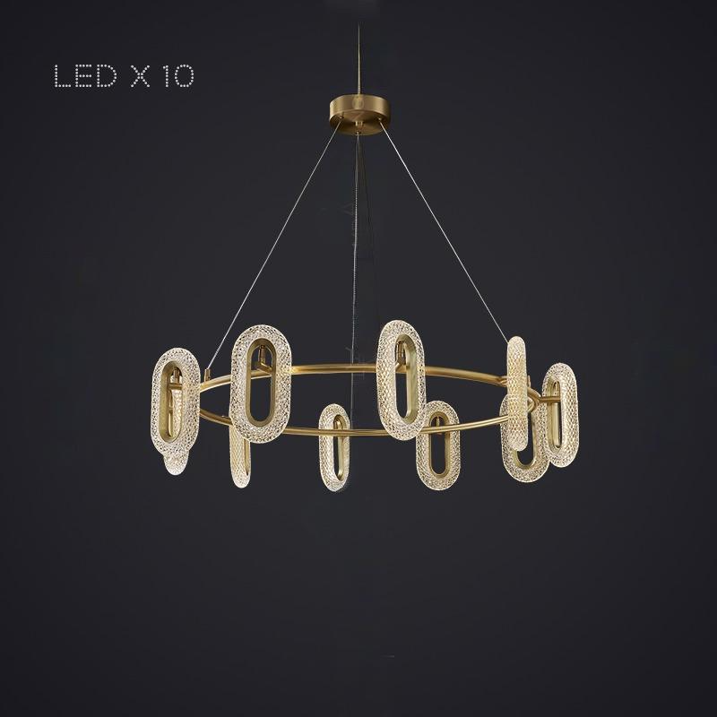 KEZIA Z Ring Chandelier by Lampadom - scale reference