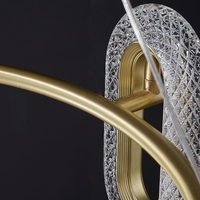 KEZIA Z Ring Chandelier by Lampadom - close-up