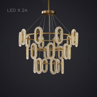 KEZIA Z Ring Chandelier by Lampadom - angle view