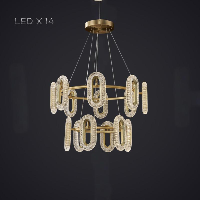 KEZIA Z Ring Chandelier by Lampadom - ambient shot