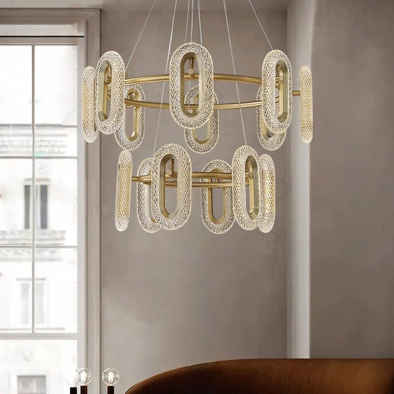 KEZIA Z Ring Chandelier by Lampadom - close-up