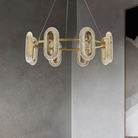KEZIA Z Ring Chandelier by Lampadom - top view