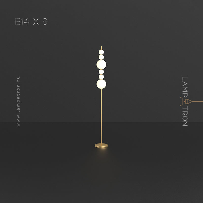 KLABBE Floor Lamp by Lampadom - detail view