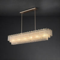 LADY Linear Chandelier by Lampadom - detail view