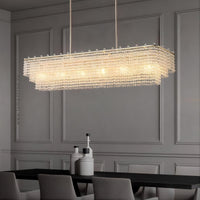 LADY Linear Chandelier by Lampadom - ambient shot