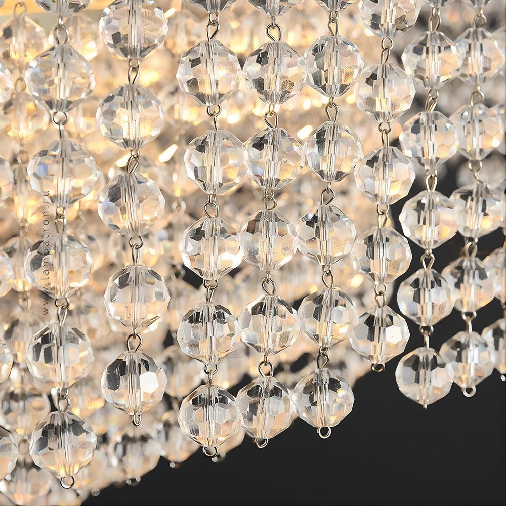 LADY Linear Chandelier by Lampadom - scale reference