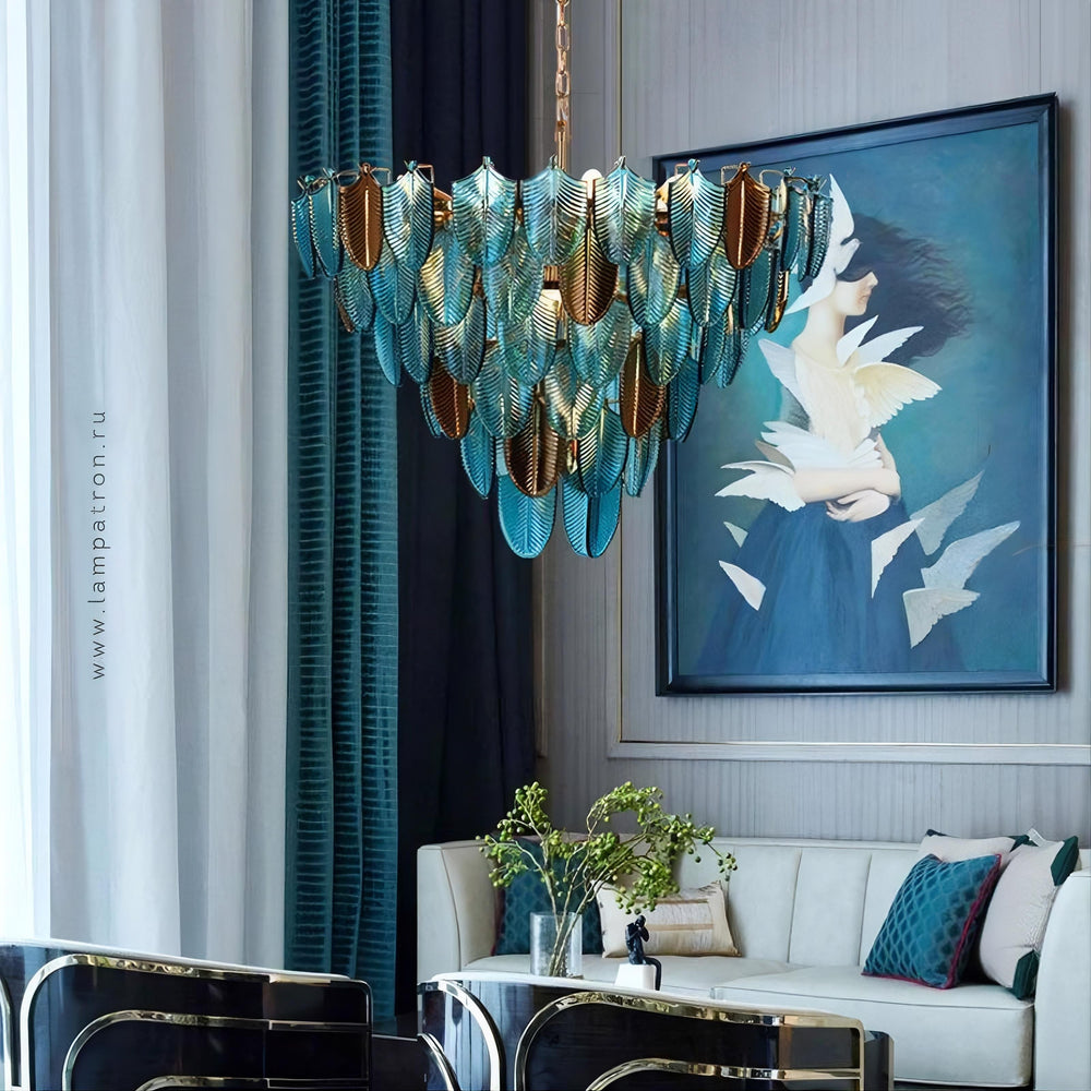 LAIMA B Chandelier by Lampadom - angle view