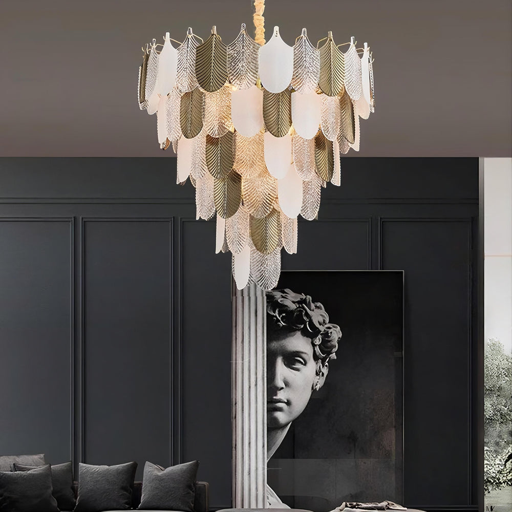 LAIMA Chandelier by Lampadom - side view