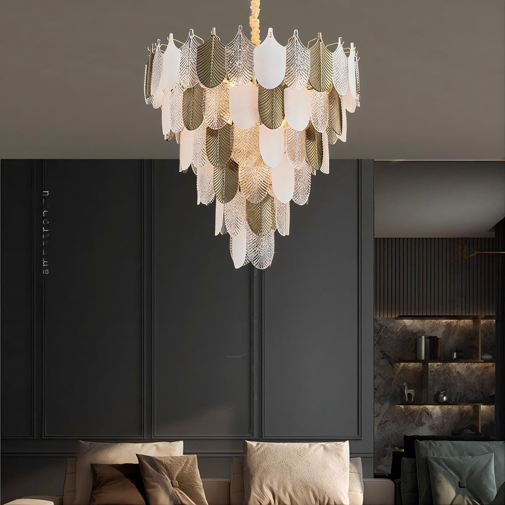 LAIMA Chandelier by Lampadom - top view