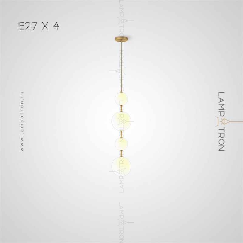 LARA Pendant by Lampadom - side view