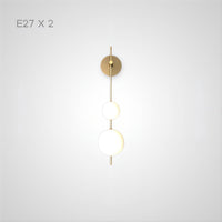 LARA Wall Light by Lampadom - scale reference
