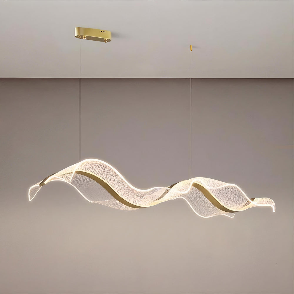 LARSERIC B Linear Chandelier by Lampadom - ambient shot