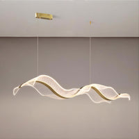 LARSERIC B Linear Chandelier by Lampadom - ambient shot