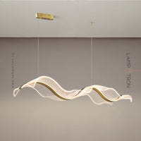 LARSERIC B Linear Chandelier by Lampadom - top view