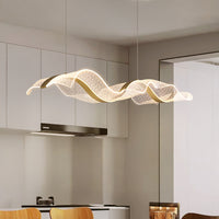 LARSERIC B Linear Chandelier by Lampadom - close-up