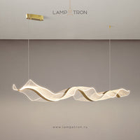 LARSERIC Linear Chandelier by Lampadom - top view