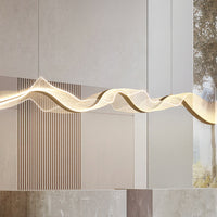 LARSERIC Linear Chandelier by Lampadom - close-up