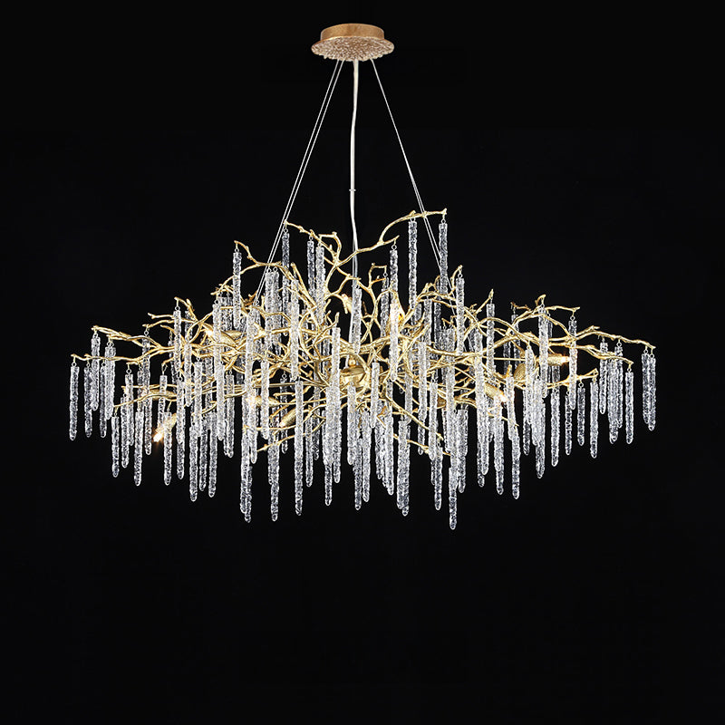 LARSINGE Chandelier Chandelier in Crystal by Lampadom - close-up