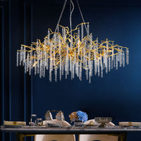 LARSINGE Chandelier Chandelier in Crystal by Lampadom - close-up