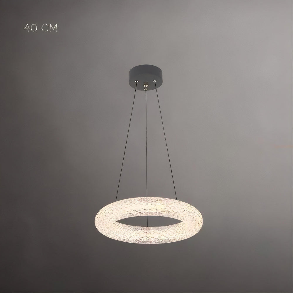 LASSE Ring Chandelier by Lampadom - close-up