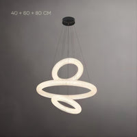 LASSE Ring Chandelier by Lampadom - top view